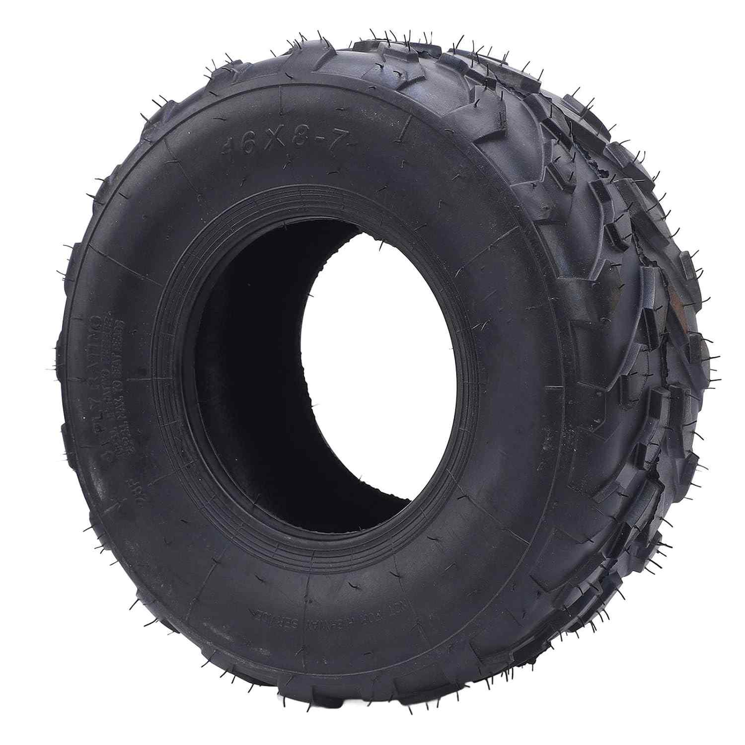 Pneu ATV Asixxsix 16x8-7: Resistência Premium Anti-Furo e Tração Superior para seu Quadriciclo