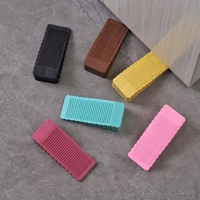 Kit 5 Batentes de Porta Coloridos Dopamina - Proteção e Estilo para Seu Lar