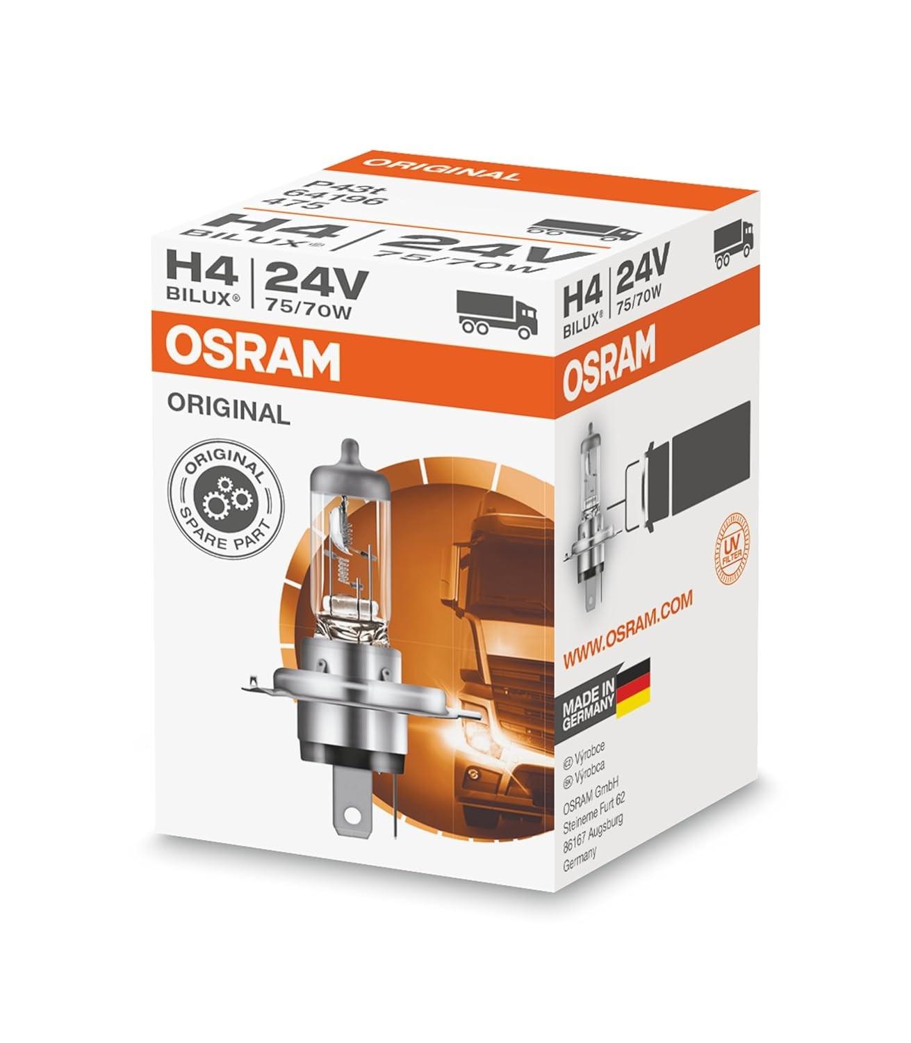 Lâmpada H4 Standard 24V Original de Fábrica - Qualidade OEM para seu Veículo