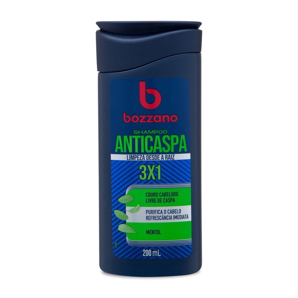 Shampoo Anticaspa Bozzano Mentol: Alívio e Cabelo Saudável