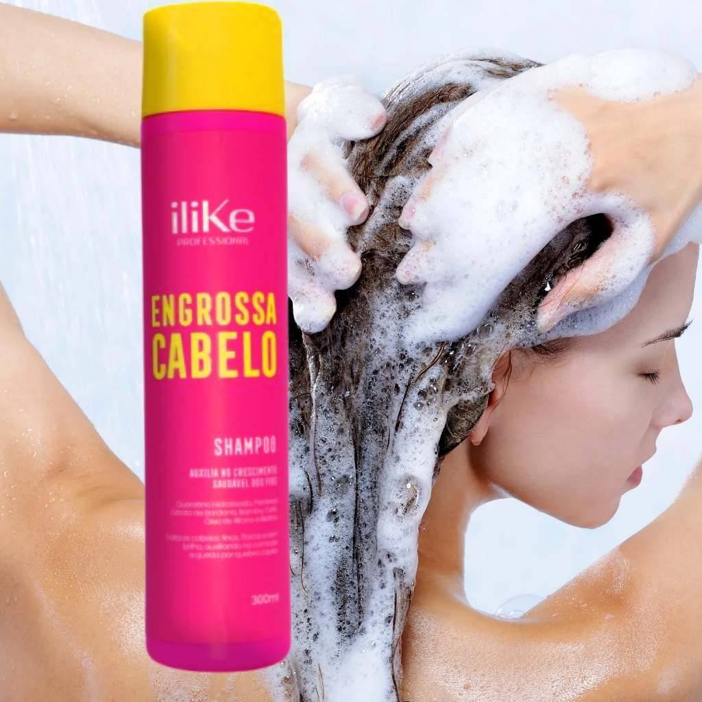Shampoo iLike: Cabelo Grosso e Sem Queda!
