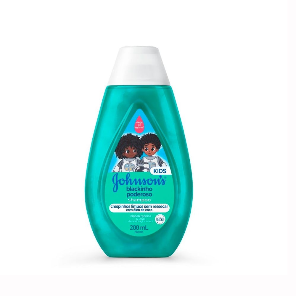 Shampoo Johnson's Kids Blackinho: Cabelos Fortes!