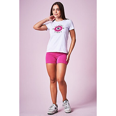 Short Fitness Planet Girls Rosa: Estilo & Conforto