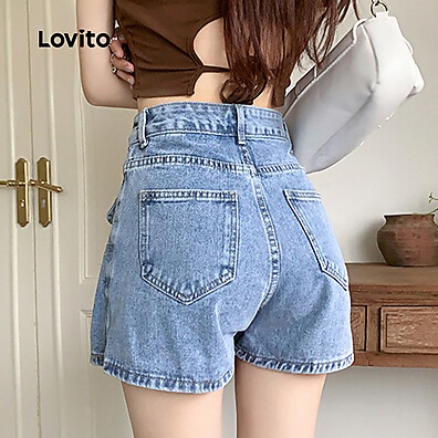 Shorts Jeans Lovito 2 em 1: Conforto e Estilo!