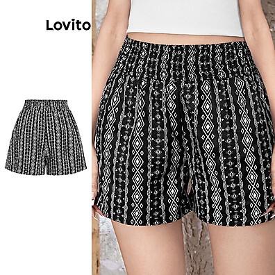 Shorts Tribais Lovito: Estilo Casual e Conforto!