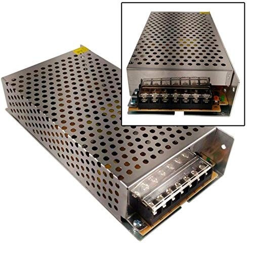 Fonte Chaveada 12V 15A 180W Silenciosa para CFTV, Fita LED e Som Automotivo - Bivolt Automática