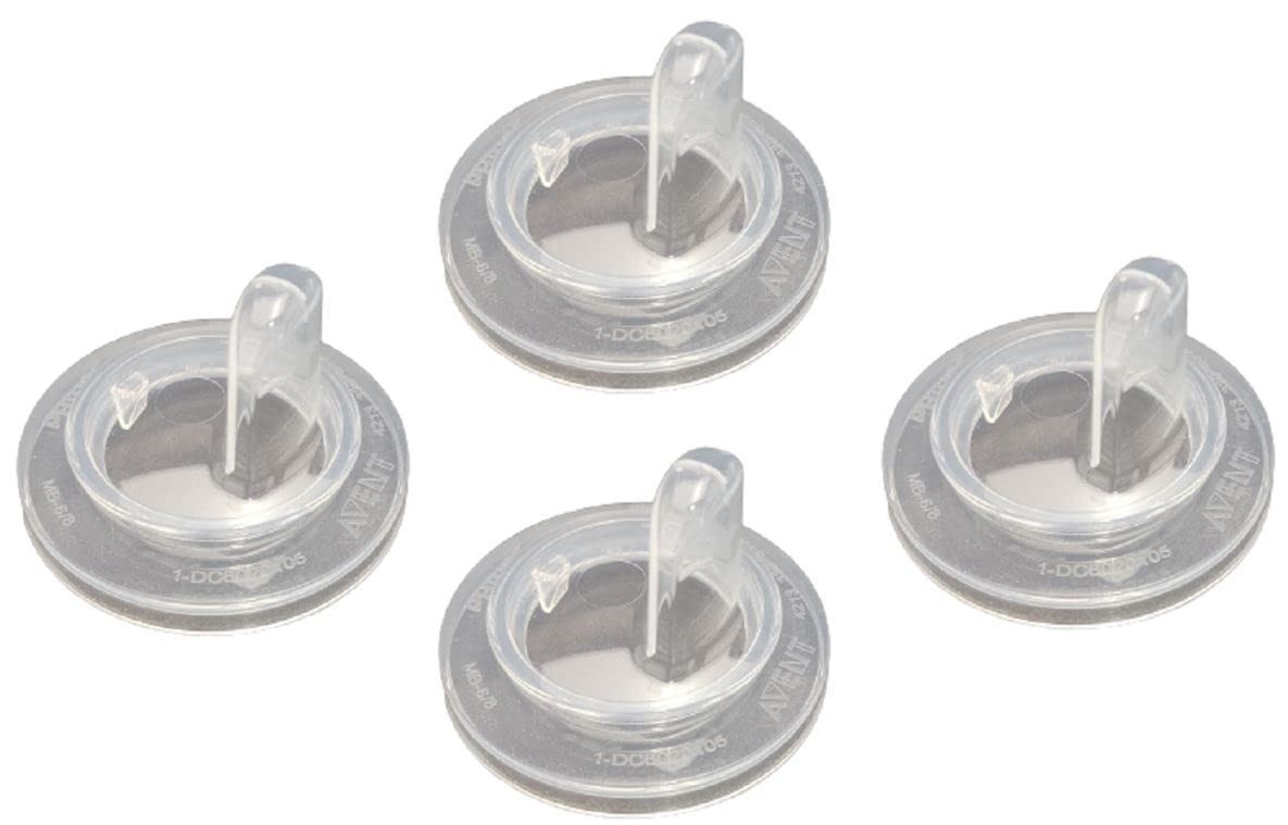Kit com 4 Bicos de Silicone para Copo Easy Sip Avent - Reposição Macia e Anti-Vazamento