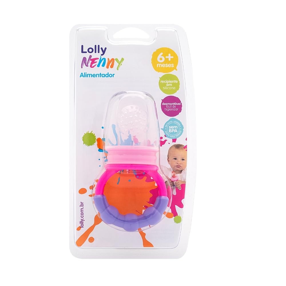 Alimentador Infantil em Silicone Rosa - Seguro, Higiênico e Prático para Refeições Saudáveis