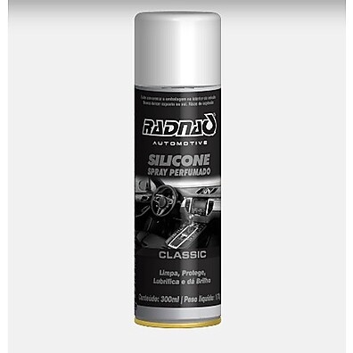 Silicone Spray Radnaq: Brilho e Proteção em 300ml 🛡️
