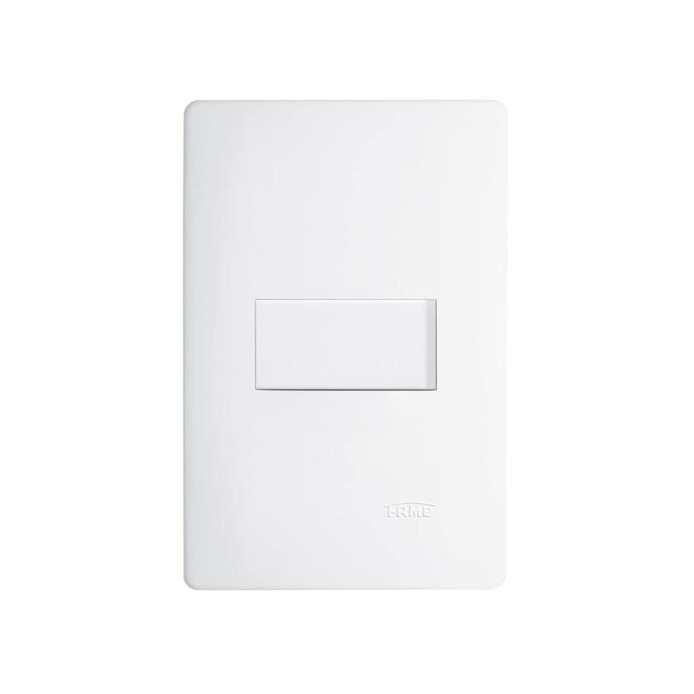 Interruptor Horizontal Simples Fame Habitat 16A 4x2 - Controle Essencial e Elegante para Sua Casa