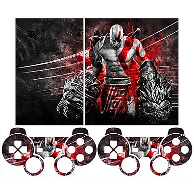 Skin PS2 Slim God of War: Deixe Seu Console Épico! 🎮