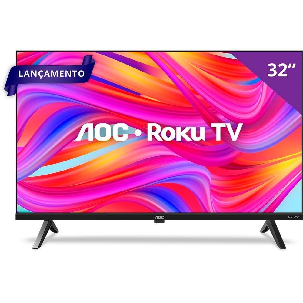 Smart TV 32" AOC: Imersão e Voz!