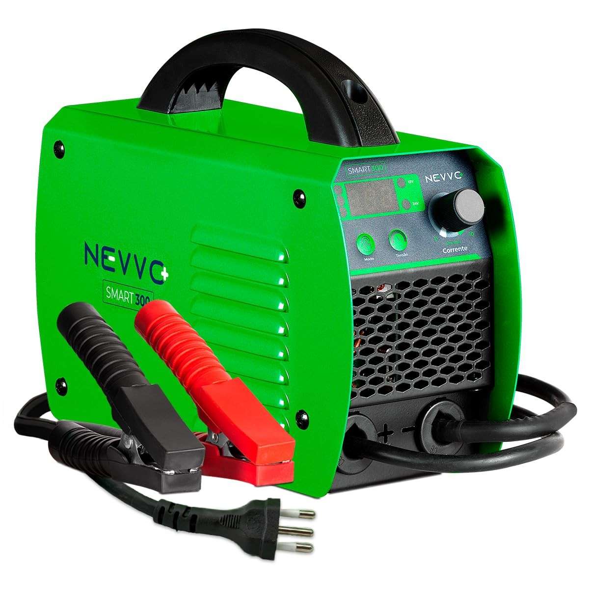 Carregador Inteligente Smart300 NEVVO: Partida Rápida e Carga 12V/24V Bivolt