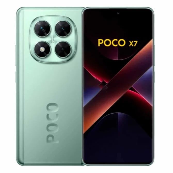 Smartphone Xiaomi Poco X7 5G NFC Verde: 12GB RAM, 512GB ROM - Potência e Estilo!
