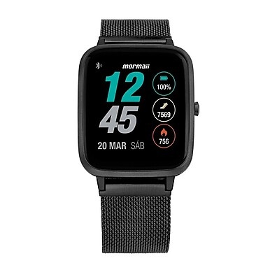 Smartwatch Mormaii Life: Relógio Inteligente com Bluetooth e Resistência à Água