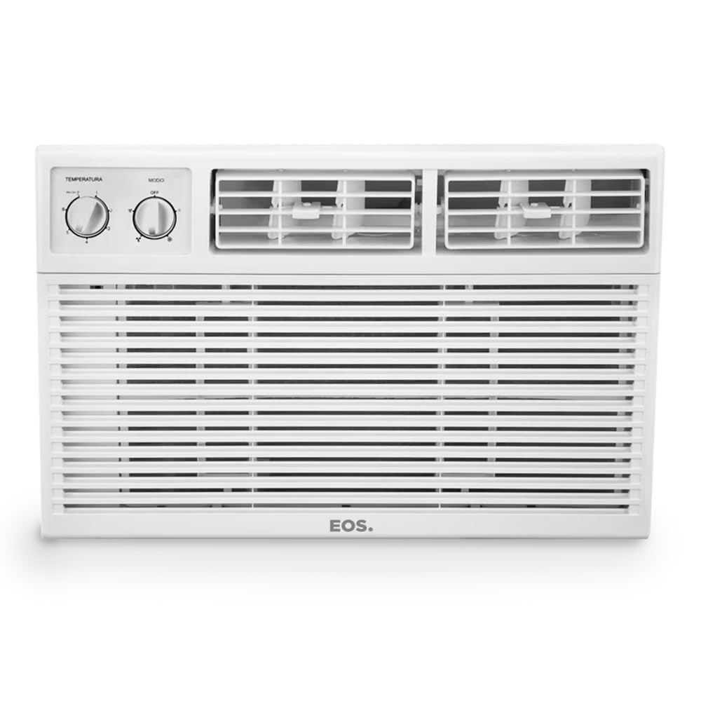 Ar-Condicionado Janela 10000 BTUs EOS Só Frio EAJ10000F 110V - Eficiência e Conforto com Selagem em Cobre