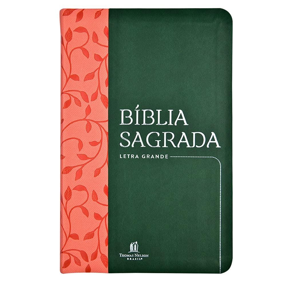 Bíblia Sagrada NVI Letra Grande - Couro Soft Verde Elegante