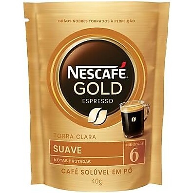 Nescafé Gold Suave 40g: Café Solúvel Intensidade 6
