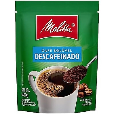 Café Solúvel Melitta Descafeinado Granulado 40g