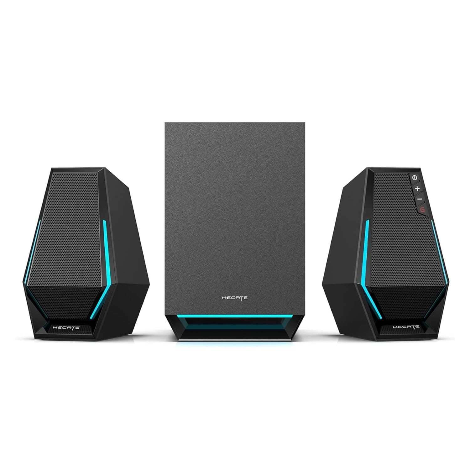 Caixa de Som Gamer Edifier G1500 MAX Hecate Bluetooth 30W RMS RGB - Preto