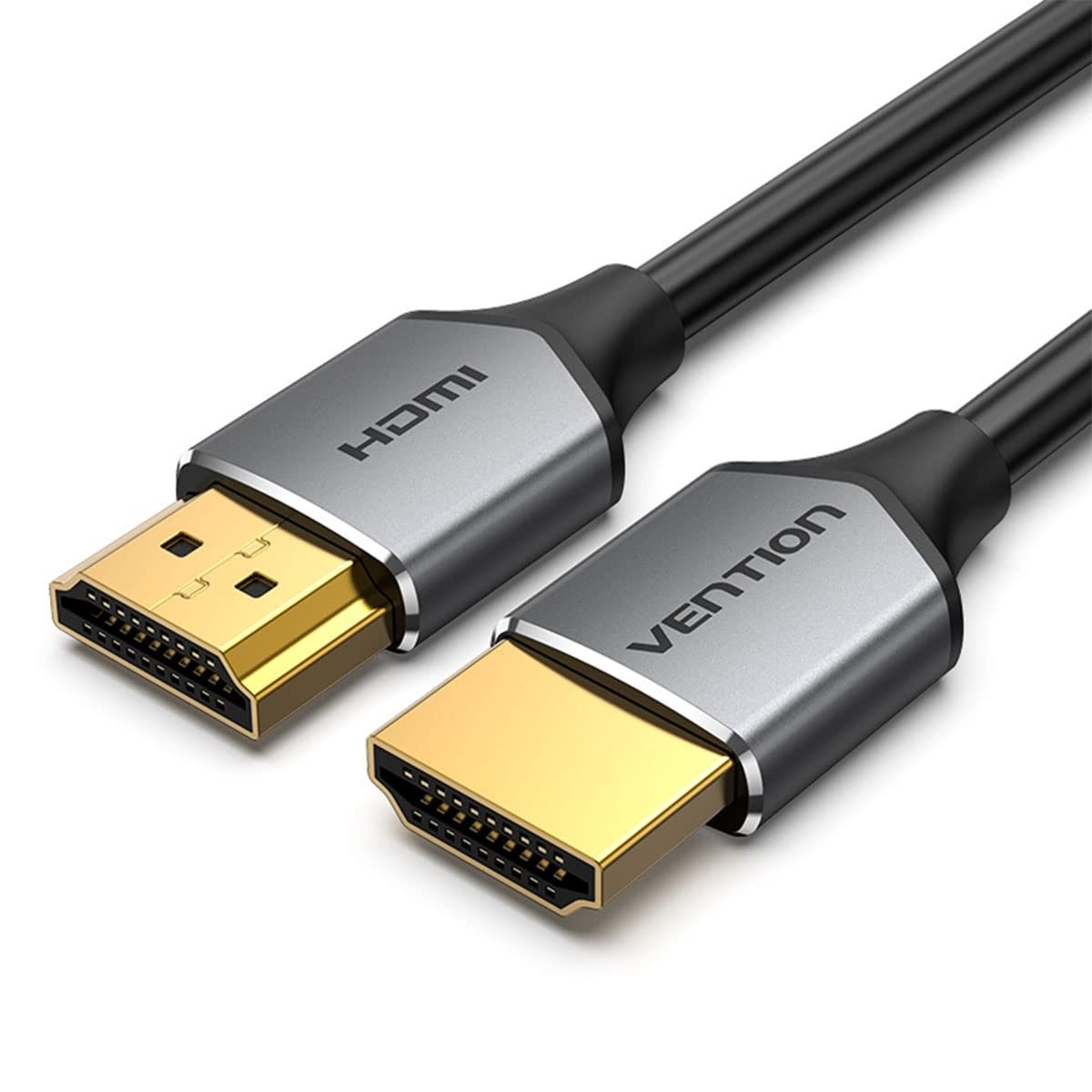 Cabo HDMI 2.0 Slim Vention 1m: Imagem 4K Ultra HD e Som Imersivo para sua TV e PC