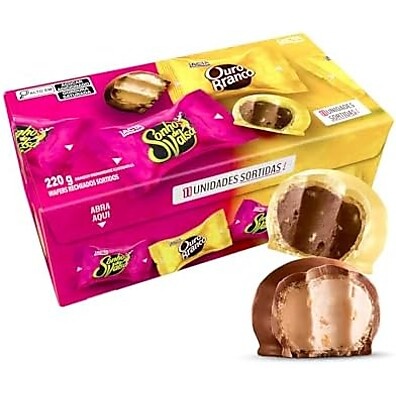 Sonho de Valsa & Ouro Branco: Delícia Sortida 220g