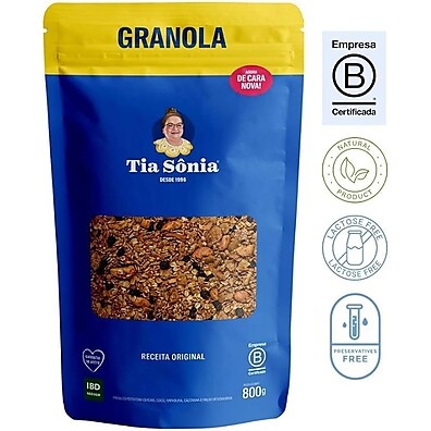 Granola Tia Sônia Tradicional 800g: Sabor e Energia