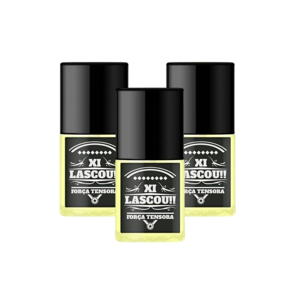 SOS Unhas: Kit 3 Esmaltes Top Beauty Xi Lascou 7ml
