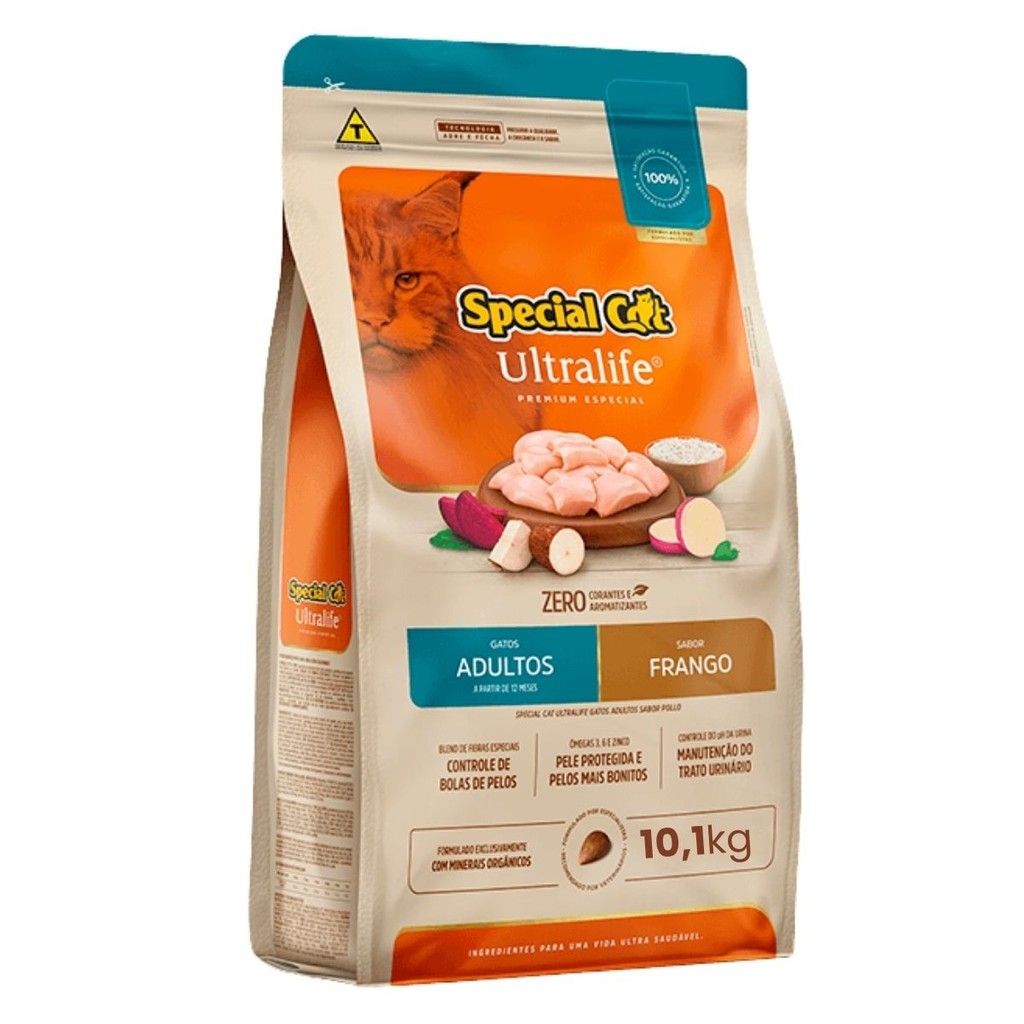 Special Cat Ultralife Adulto Frango: Saúde Completa!