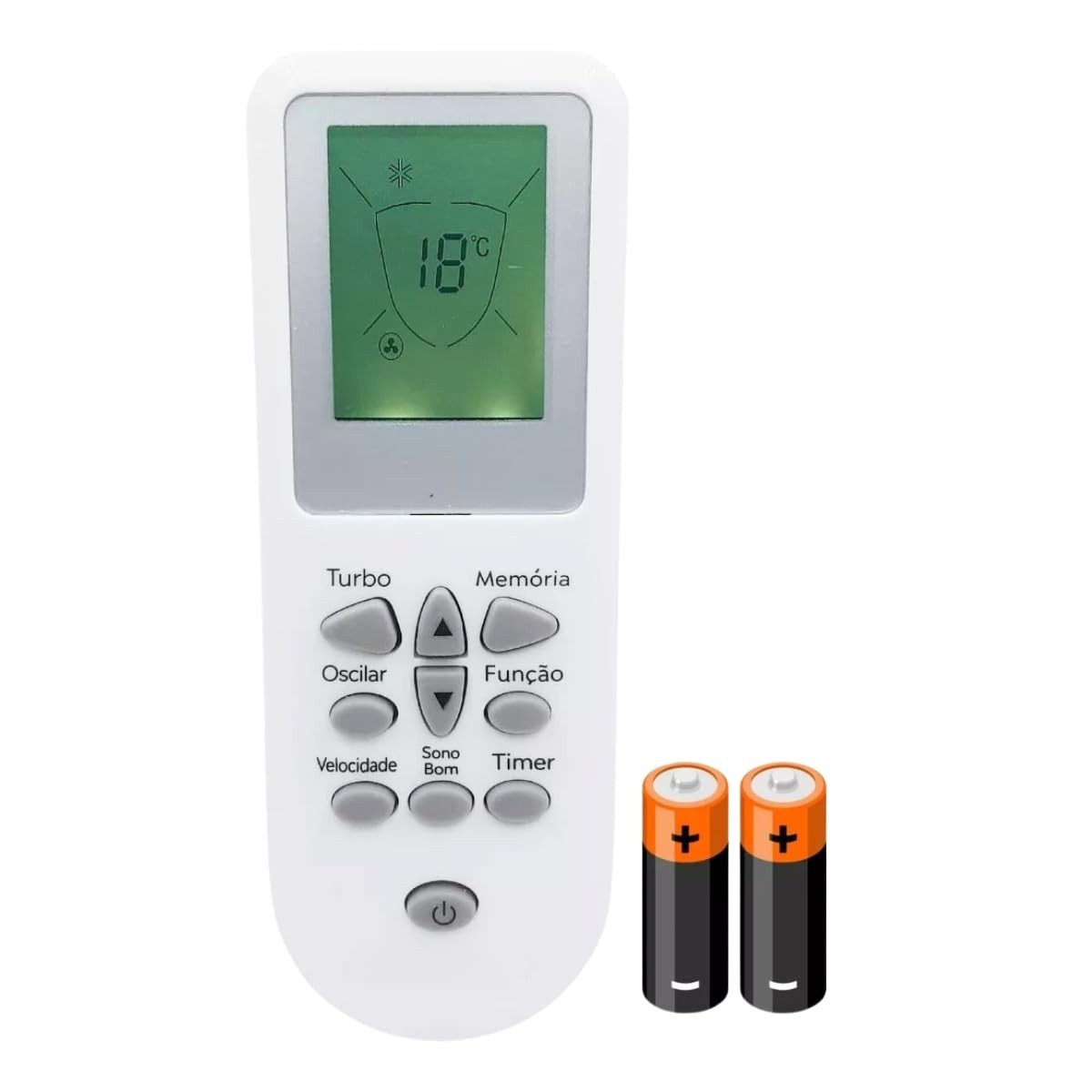 Controle Remoto Universal para Ar Condicionado CONSUL Split Bem Estar e Facilite – Visor Luminoso, Pronto para Usar