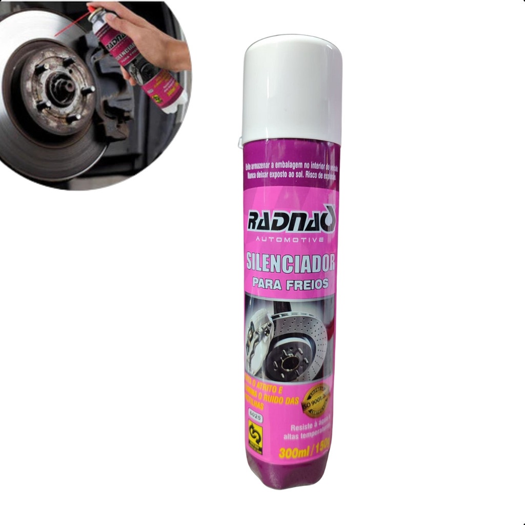 Spray Anti-Ruído Freio: Silêncio Imediato!