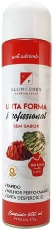 Unta Forma Desmoldante Profissional Sem Sabor Spray 600ml Klein Foods