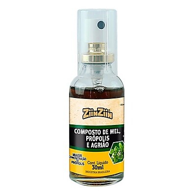 Spray Mel, Propólis e Agrião 30ml: Alívio Natural Respiratório