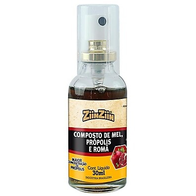 Spray Mel, Própolis e Romã 30ml: Alívio Natural!
