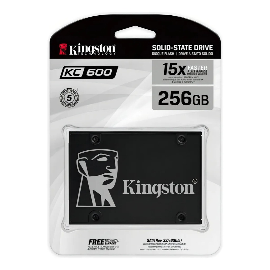 SSD Kingston KC600 256GB: Velocidade e Segurança Total