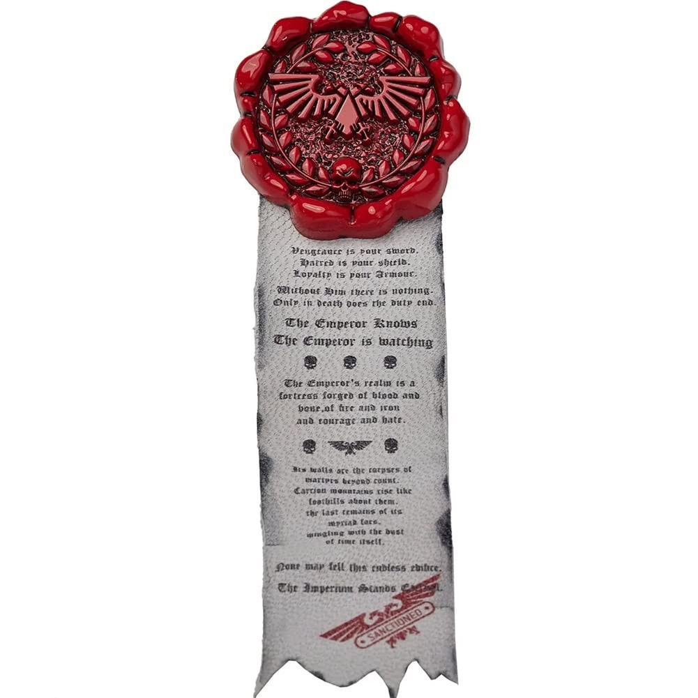 Starforged Compatível com selo de pureza Warhammer 40k: Emblema/adesivo de pino Adepta Sororitas 1 peça