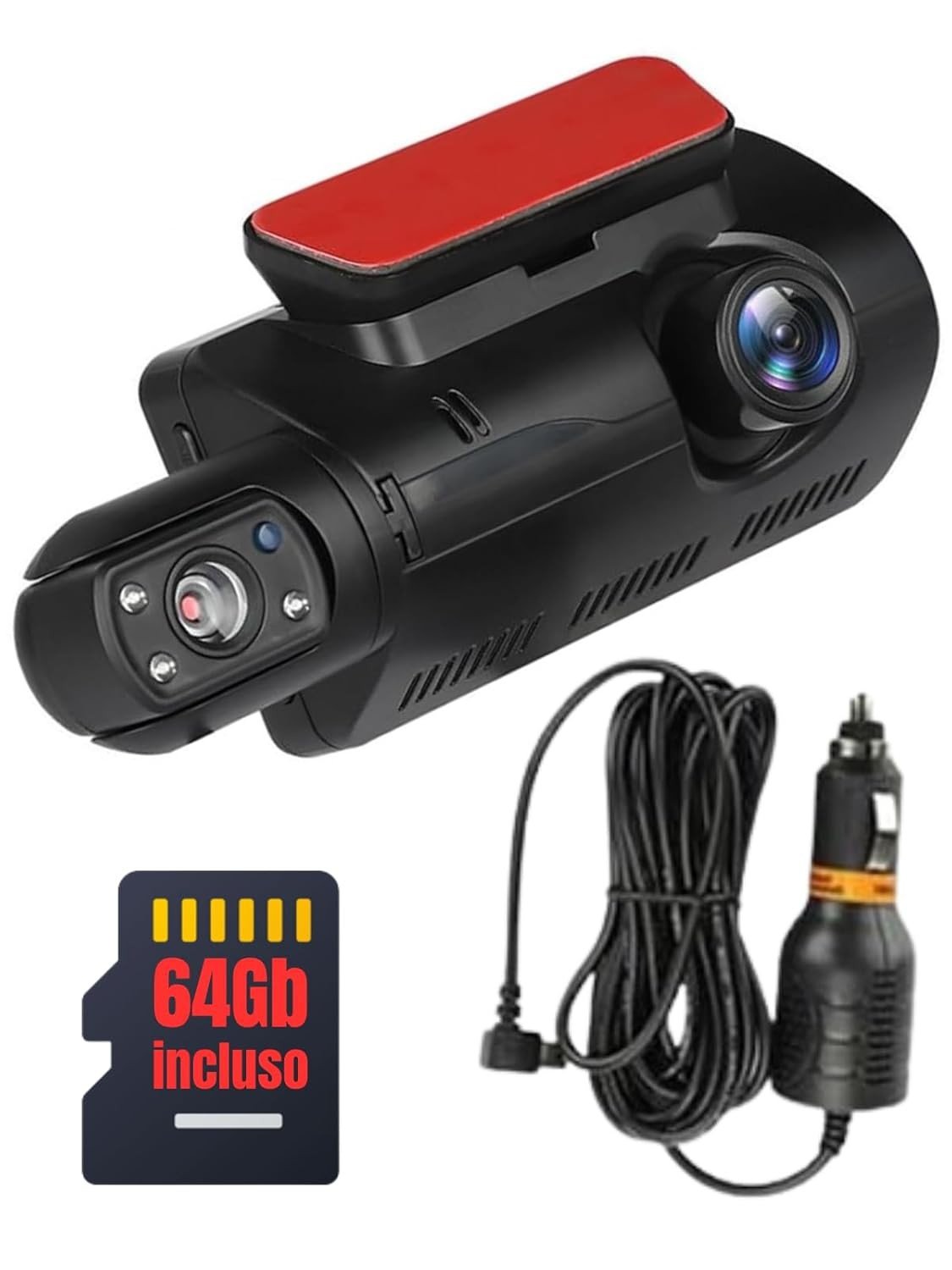 Câmera Veicular Dupla Full HD 3.0" com Visão Noturna e Monitoramento 24h | Garanta sua Segurança!