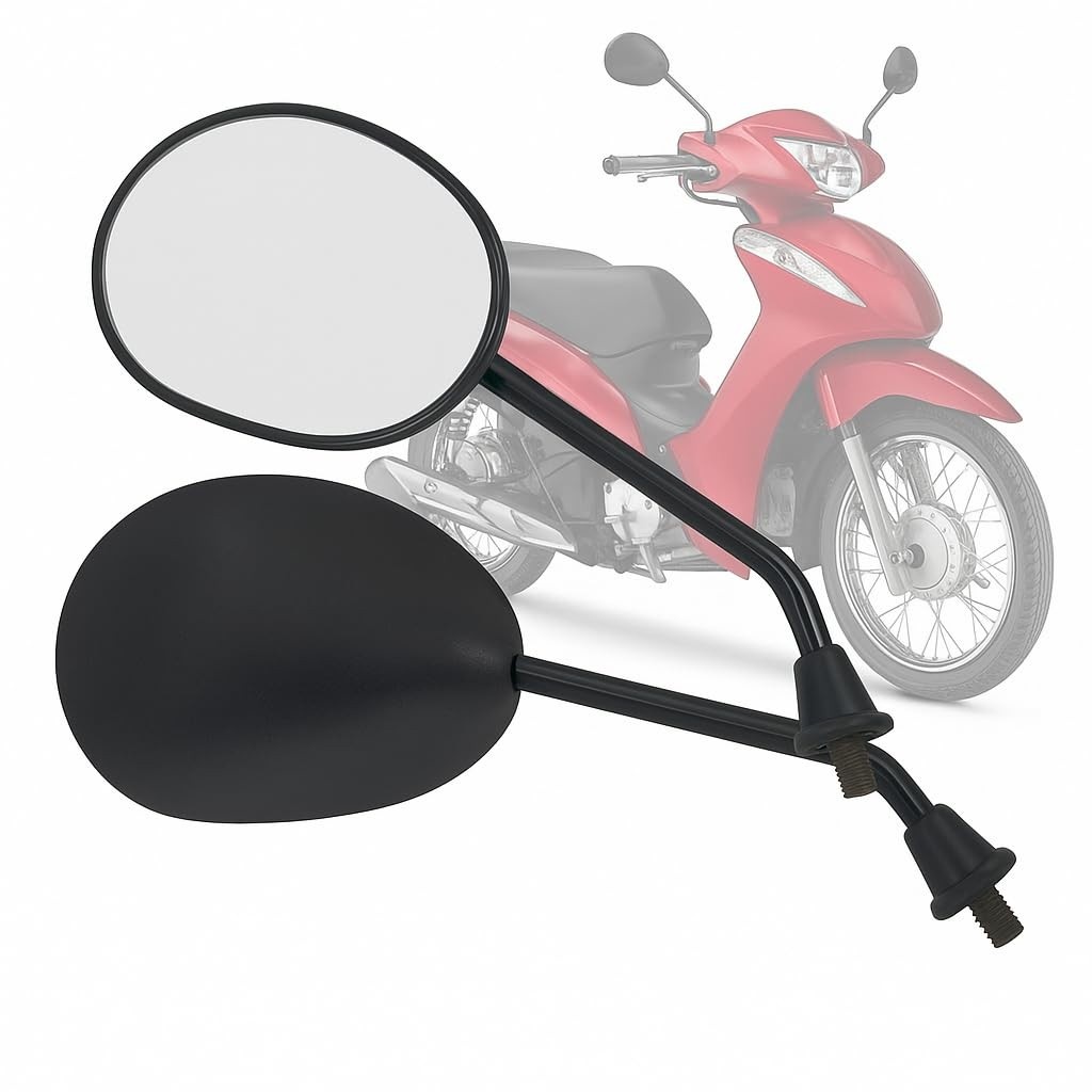 Retrovisor Espelho AWA Honda Biz 125 (2006-2015) - Segurança e Estilo para Sua Moto