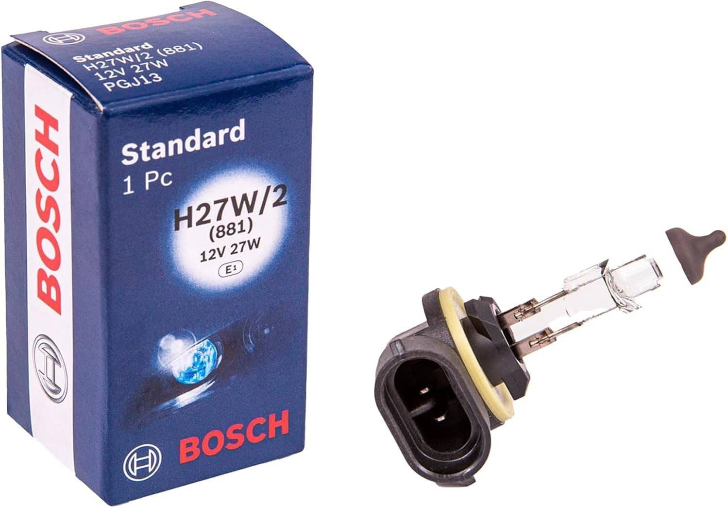 Bosch Pure Light H27W/2 (881) 12.8V 27W: Ilumine Sua Estrada com Segurança e Qualidade