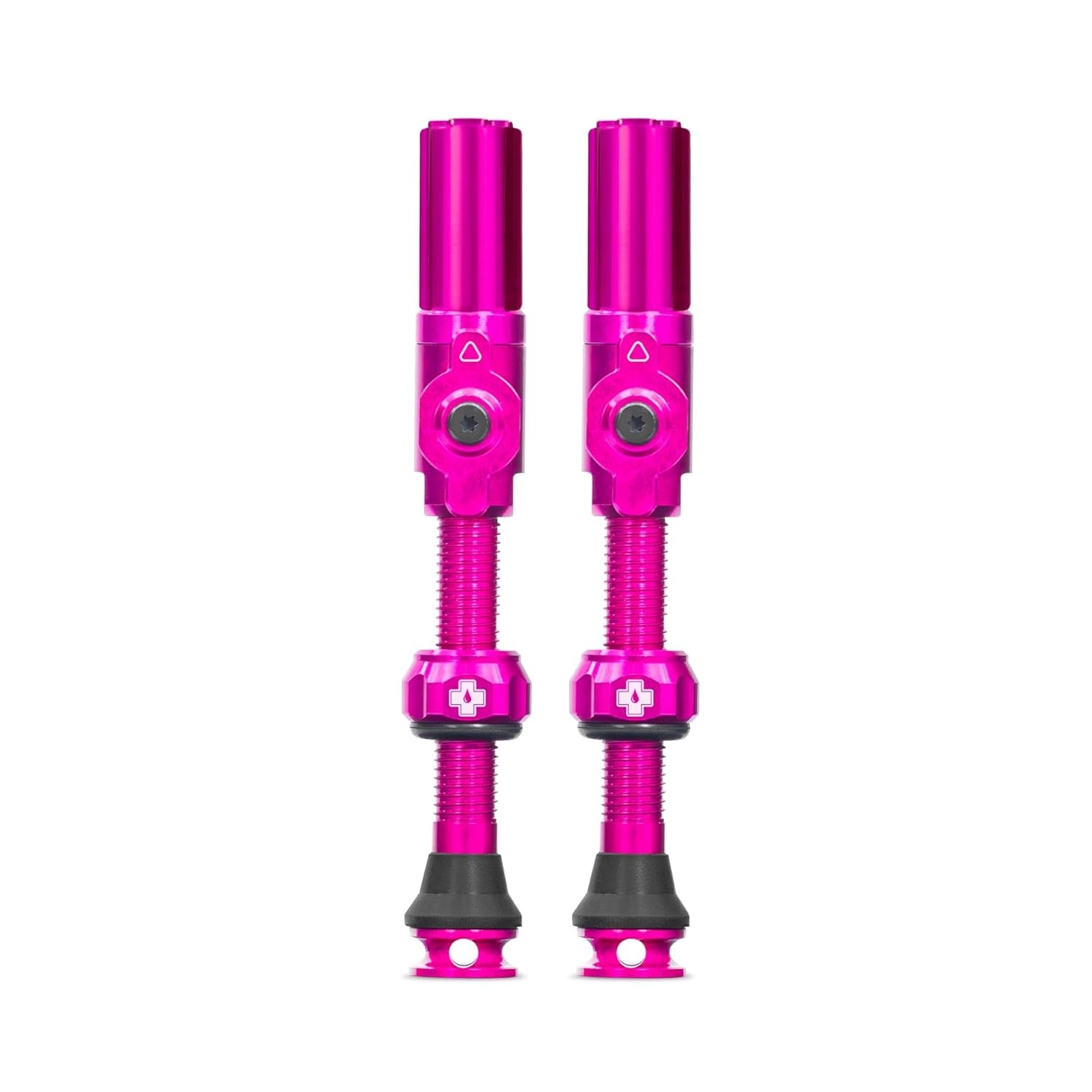 Válvulas Muc-Off Big Bore Lite Híbridas 45mm Rosa: Fluxo de Ar Revolucionário para Sua Bike