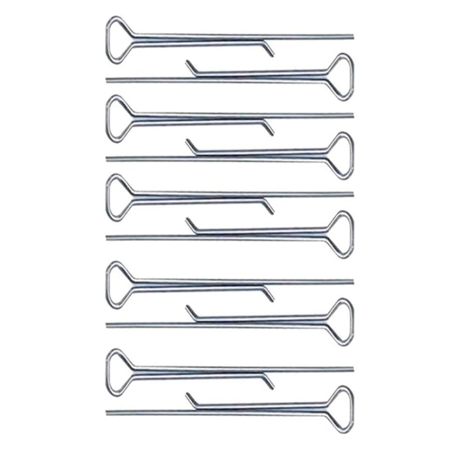 Kit 10 Suportes Estabilizadores para Pavios de Vela - Metal 11cm | Centralize e Aprimore suas Velas DIY