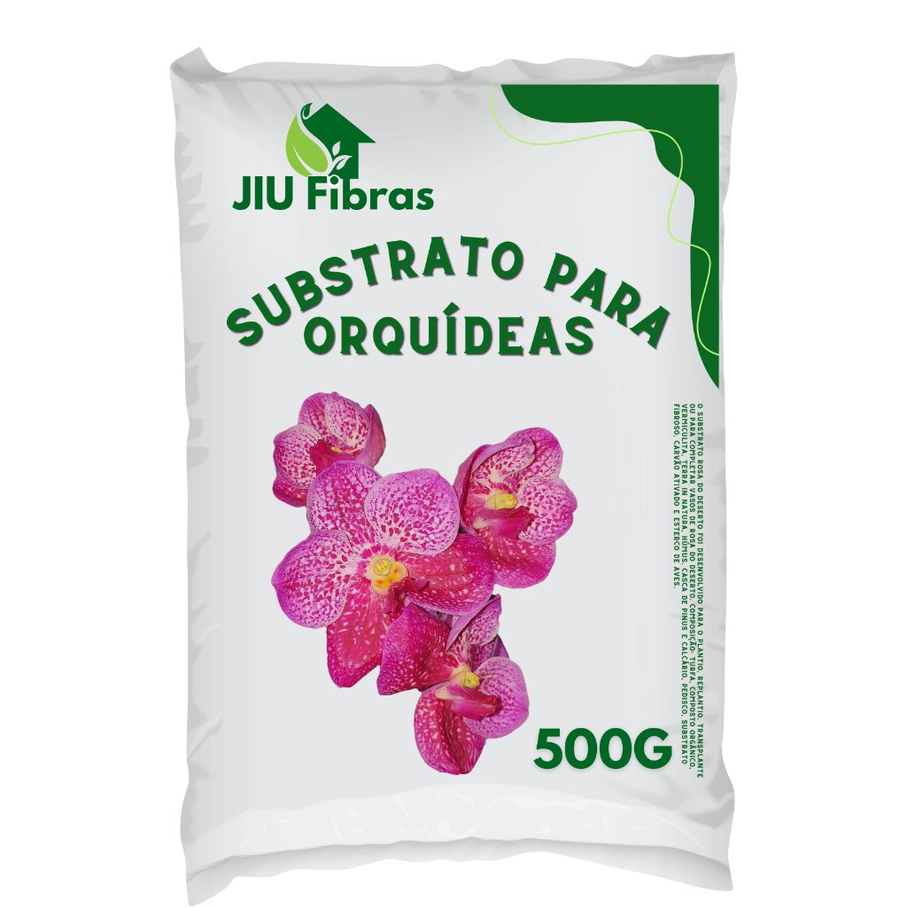 Substrato Natural para Orquídeas 500g: Crescimento e Saúde Garantidos