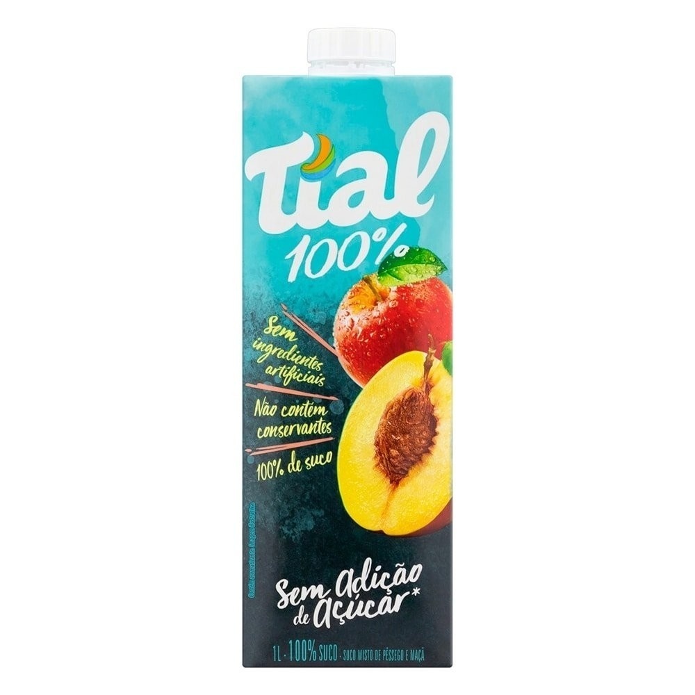 Suco de Pêssego Tial 1L: 12 Unidades de Sabor!