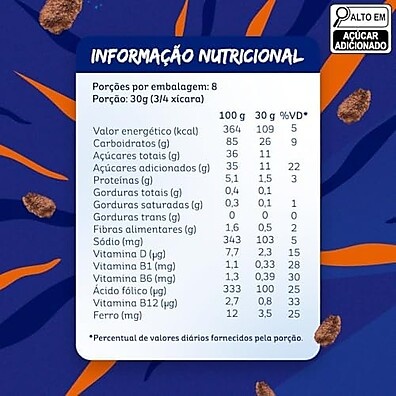Sucrilhos Chocolate Kelloggs: Crocância e Sabor Irresistível 240g