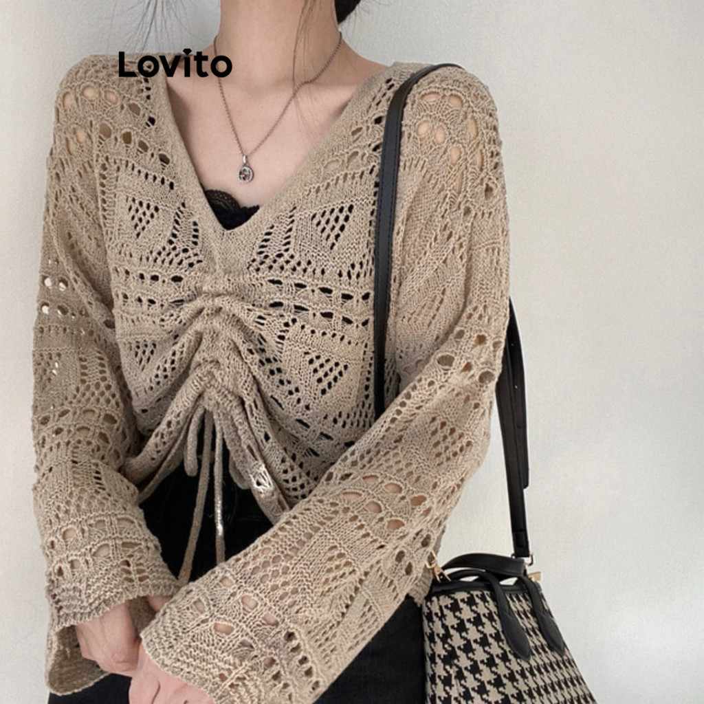 Suéter Feminino Lovito: Conforto e Estilo Casual