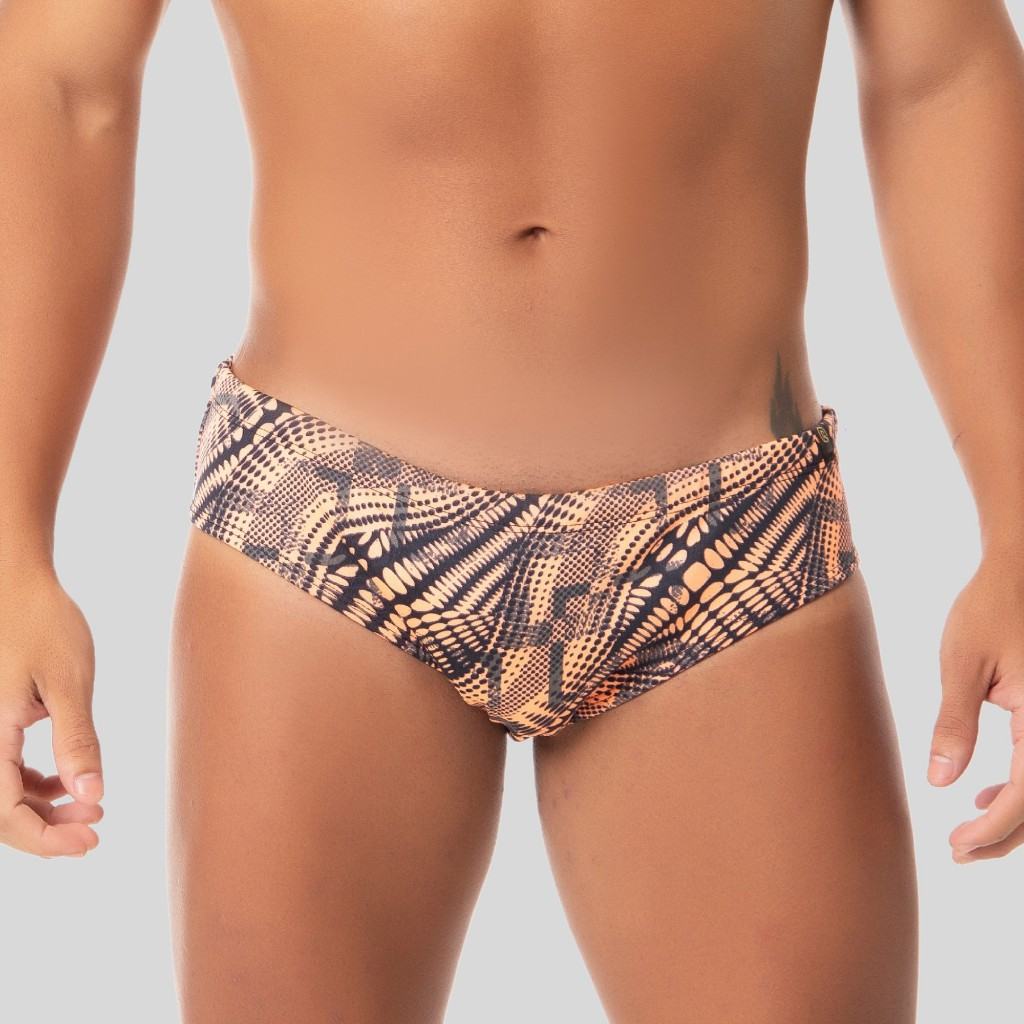 Sunga Masculina Neon Slim Forrada – Estilo e Conforto na Praia