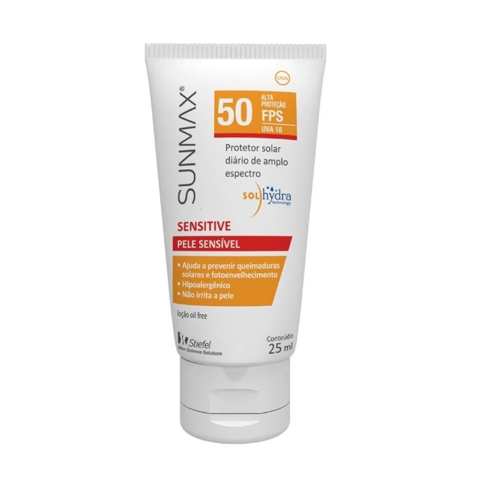 Sunmax Sensitive FPS50: Pele Protegida e Sem Irritação
