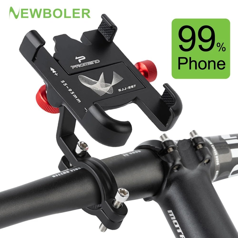 Suporte Celular Moto/Bicicleta 360° Newboler: Ajuste Perfeito!
