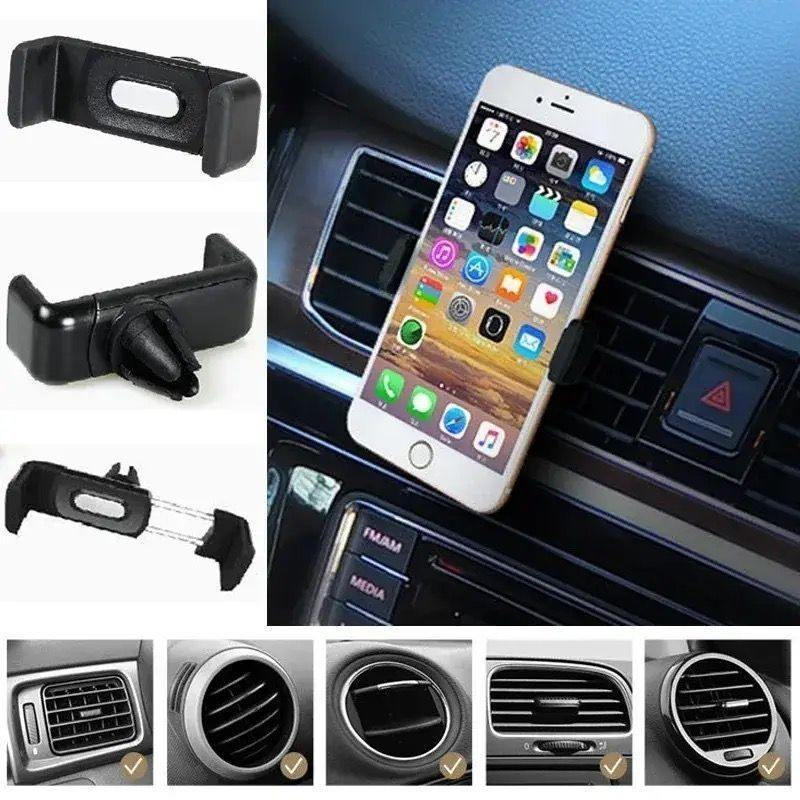 Suporte de Carro Universal para Celular e GPS: Fixação em Ar Condicionado