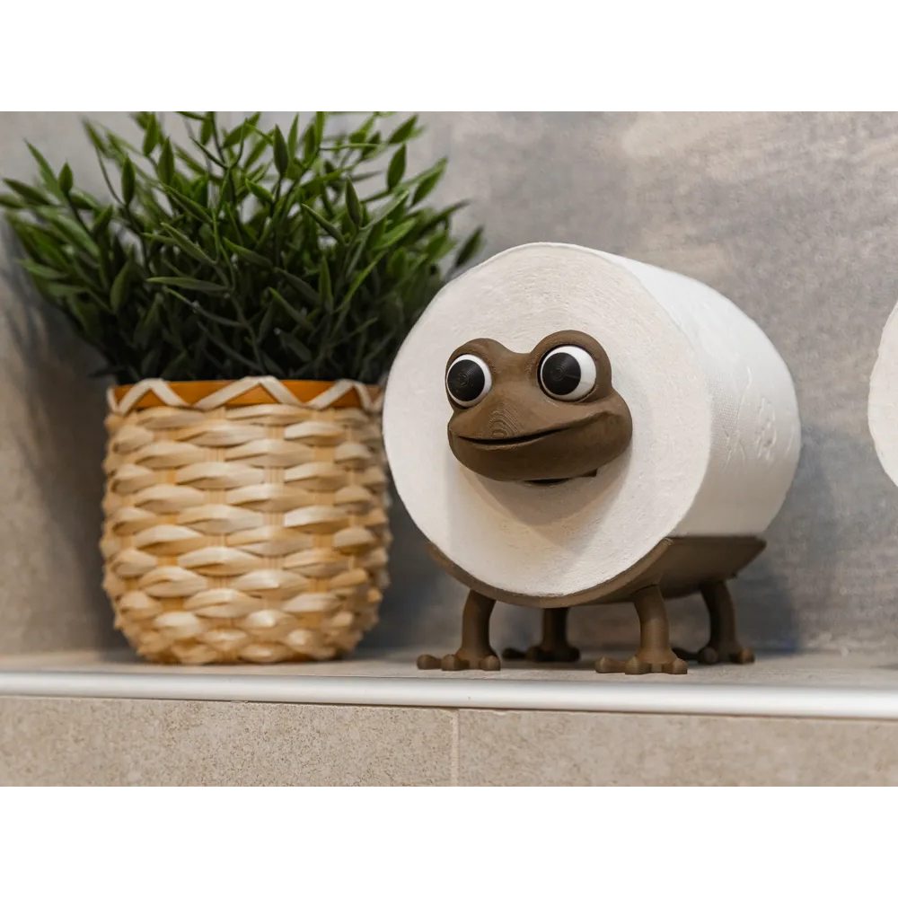 Suporte Sapo para Papel Higiênico: Charme no Banheiro